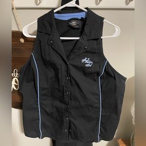 Harley Davidson sleeveless top